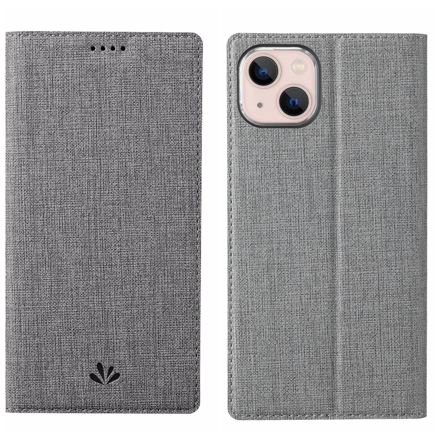 ELECTROPRIME For iPhone 15 ViLi DMX Series Shockproof TPU + PU Leather Magnetic Attraction Horizontal Flip Case(Grey)