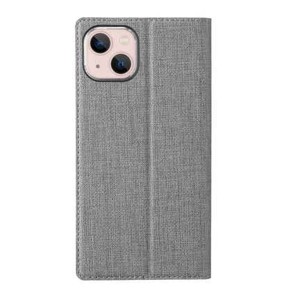 ELECTROPRIME For iPhone 15 ViLi DMX Series Shockproof TPU + PU Leather Magnetic Attraction Horizontal Flip Case(Grey)