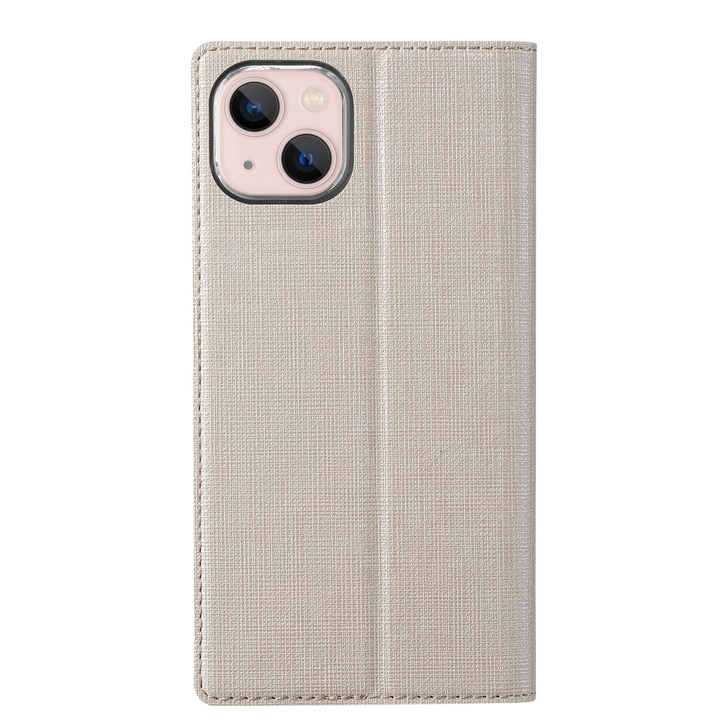 ELECTROPRIME For iPhone 15 ViLi DMX Series Shockproof TPU + PU Leather Magnetic Attraction Horizontal Flip Case(Gold)