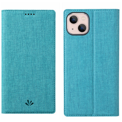 ELECTROPRIME For iPhone 15 ViLi DMX Series Shockproof TPU + PU Leather Magnetic Attraction Horizontal Flip Case(Blue)
