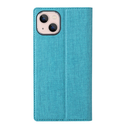 ELECTROPRIME For iPhone 15 ViLi DMX Series Shockproof TPU + PU Leather Magnetic Attraction Horizontal Flip Case(Blue)