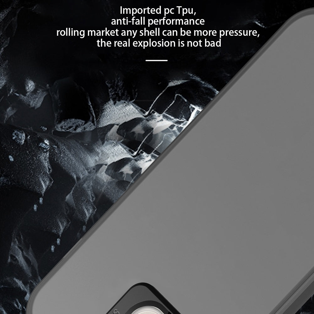 ELECTROPRIME For iPhone 15 Plus Skin Feel Lens Holder Translucent Phone Case(White)