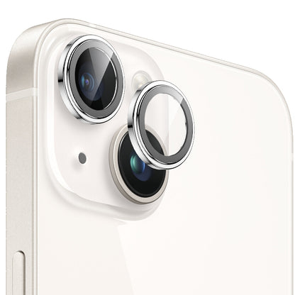 ELECTROPRIME For iPhone 15 / 15 Plus MOMAX Eagle Eye Independent Full Cover Phone Lens Glass Film(Silver)
