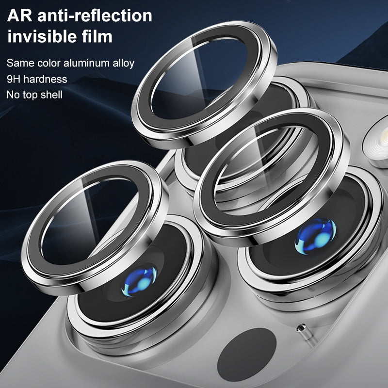 ELECTROPRIME For iPhone 15 / 15 Plus MOMAX Eagle Eye Independent Full Cover Phone Lens Glass Film(Silver)