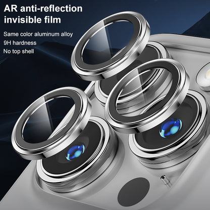 ELECTROPRIME For iPhone 15 / 15 Plus MOMAX Eagle Eye Independent Full Cover Phone Lens Glass Film(Silver)