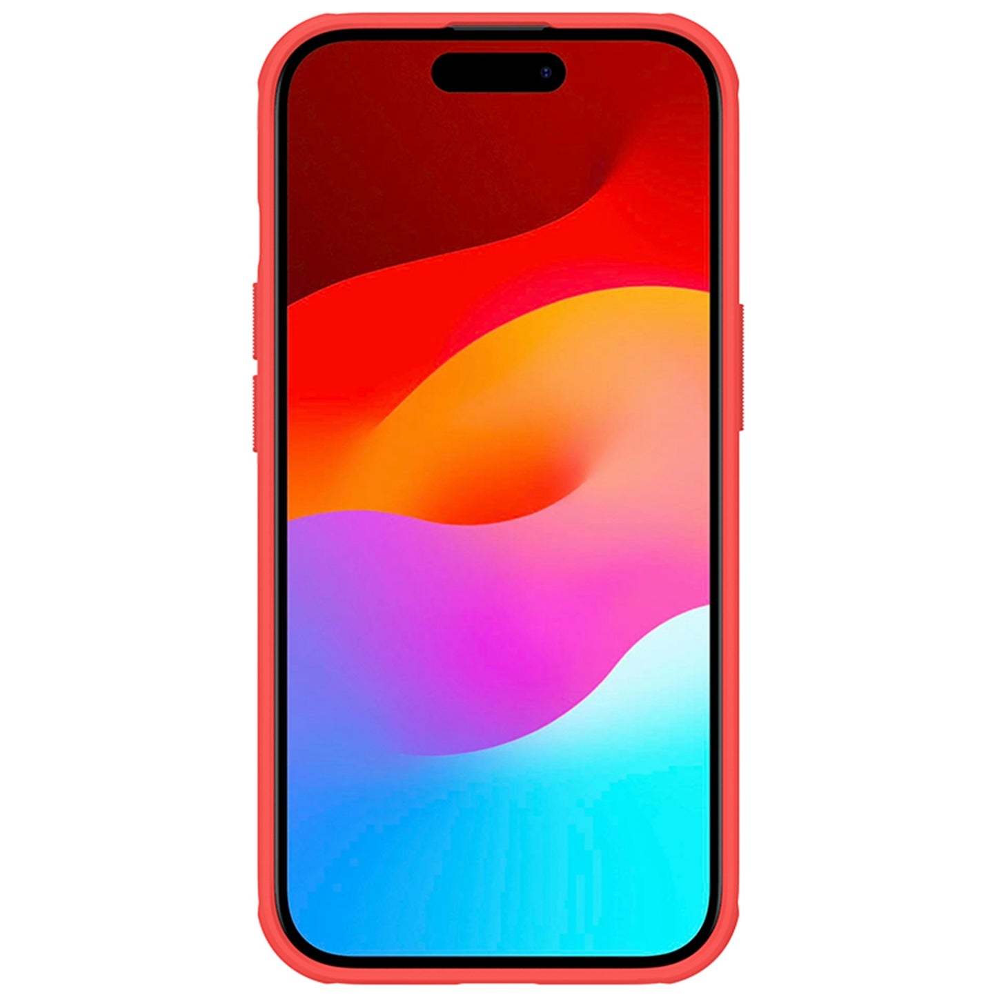 ELECTROPRIME For iPhone 15 NILLKIN Frosted Shield Pro PC + TPU Phone Case(Red)