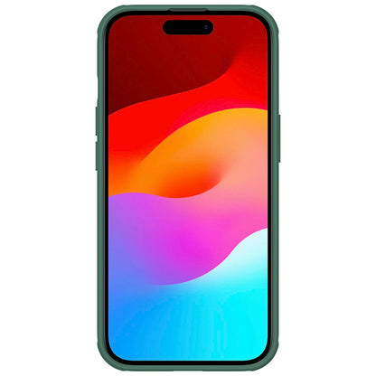 ELECTROPRIME For iPhone 15 NILLKIN Frosted Shield Pro PC + TPU Phone Case(Green)