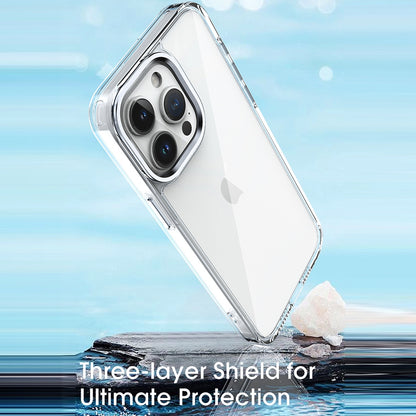 ELECTROPRIME For iPhone 15 Plus High Translucency Acrylic Phone Case(Purple)