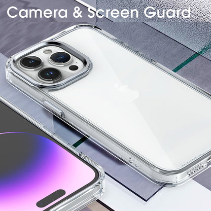 ELECTROPRIME For iPhone 15 Plus High Translucency Acrylic Phone Case(Purple)