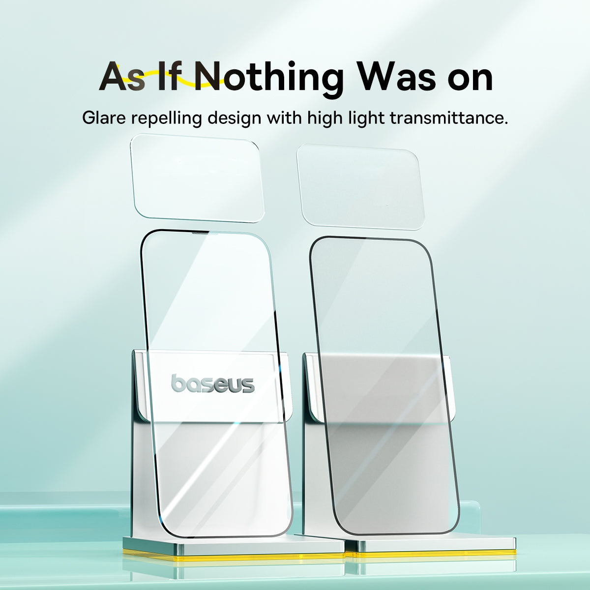 ELECTROPRIME For iPhone 15 Plus Baseus Sapphire Series Dustproof HD Tempered Glass Film