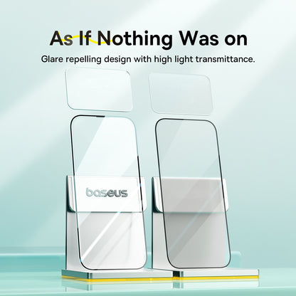 ELECTROPRIME For iPhone 15 Plus Baseus Sapphire Series Dustproof HD Tempered Glass Film
