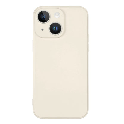 ELECTROPRIME For iPhone 15 Plus Silicone Phone Case with Wrist Strap(White)