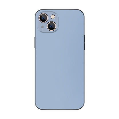 ELECTROPRIME For iPhone 15 Electroplating AG Frosted Phone Case(Sierra Blue)