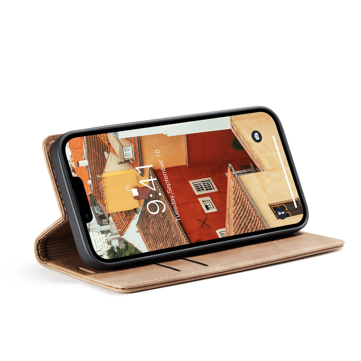ELECTROPRIME For iPhone 15 Plus CaseMe 013 Multifunctional Horizontal Flip Leather Phone Case(Brown)