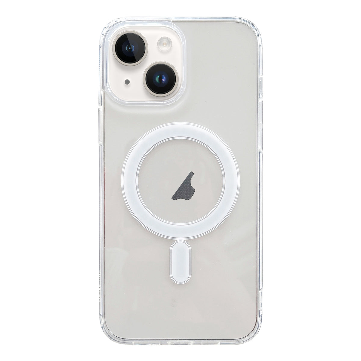 ELECTROPRIME For iPhone 15 Plus MagSafe Magnetic Clear Acrylic TPU Phone Case(Transparent)
