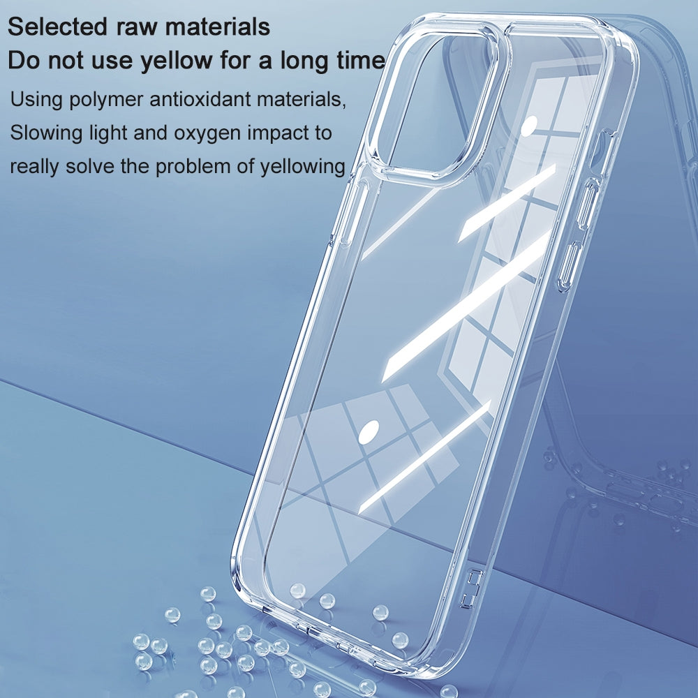 ELECTROPRIME For iPhone 15 Plus TOTU PC-04 Crystal Shield Series TPU + PC Phone Case(Transparent)