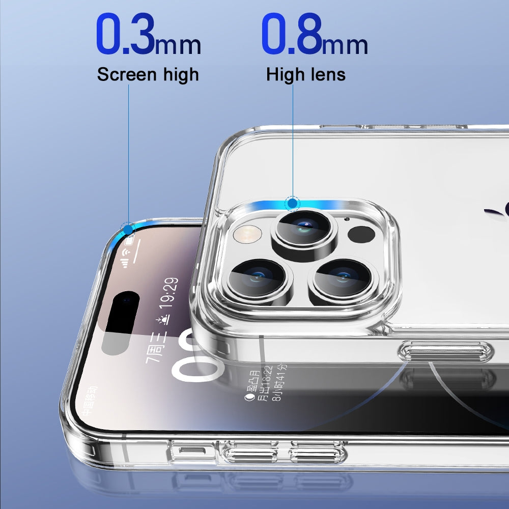 ELECTROPRIME For iPhone 15 Plus TOTU PC-04 Crystal Shield Series TPU + PC Phone Case(Transparent)