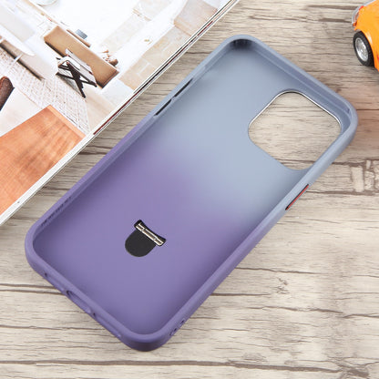 ELECTROPRIME For iPhone 15 Gradient MagSafe Holder Liquid TPU Hybrid PC Phone Case(Blue Purple)