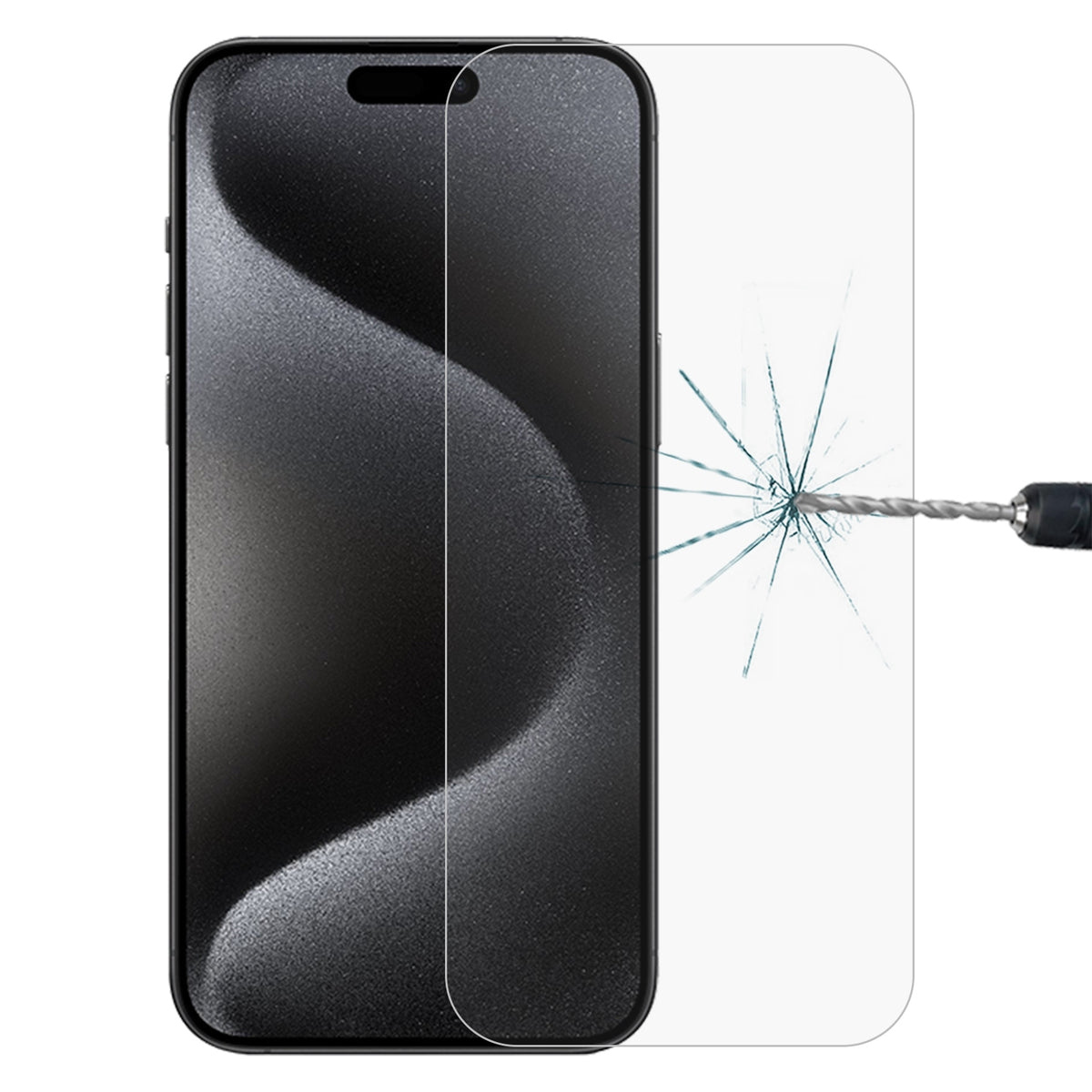 ELECTROPRIME For iPhone 15 Plus / 15 Pro Max 0.26mm 9H 2.5D Tempered Glass Film