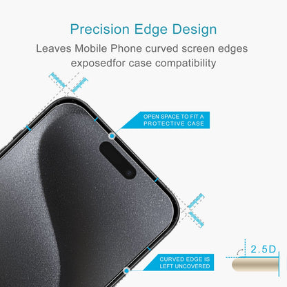 ELECTROPRIME For iPhone 15 Plus / 15 Pro Max 0.26mm 9H 2.5D Tempered Glass Film