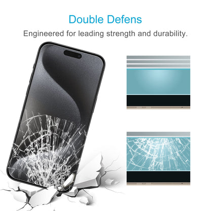 ELECTROPRIME For iPhone 15 Plus / 15 Pro Max 0.26mm 9H 2.5D Tempered Glass Film