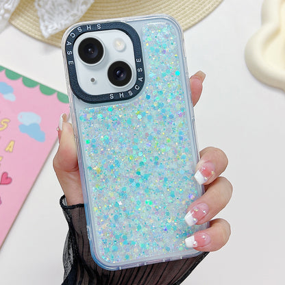 ELECTROPRIME For iPhone 15 Noctilucent Light Drip Glue Shockproof Phone Case(Green)