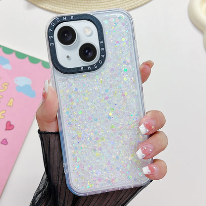 ELECTROPRIME For iPhone 15 Noctilucent Light Drip Glue Shockproof Phone Case(White)