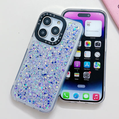 ELECTROPRIME For iPhone 15 Plus Noctilucent Light Drip Glue Shockproof Phone Case(Blue)