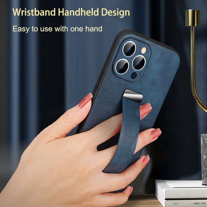 ELECTROPRIME For iPhone 15 Plus SULADA Tide Cool Series PC + Leather Texture Skin Feel Phone Case(Blue)