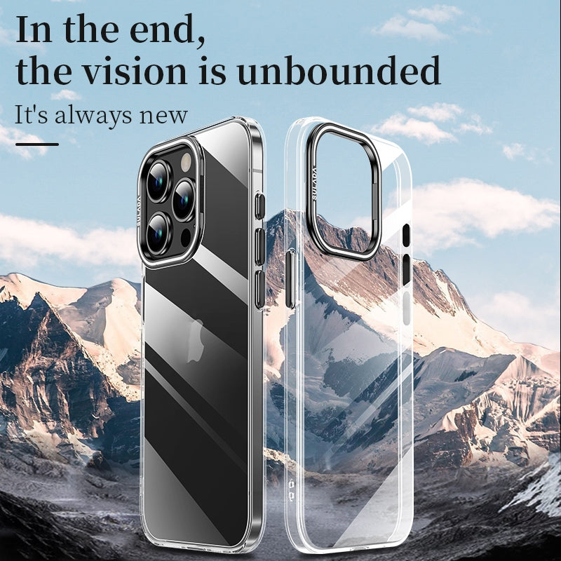 ELECTROPRIME For iPhone 15 Plus SULADA PC + Aluminum Alloy Lens Holder Phone Case(Dark Purple)