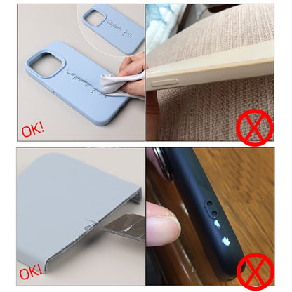 ELECTROPRIME For iPhone 15 Plus Pure Color Liquid Silicone Fine Pore Phone Case(Clover Green)
