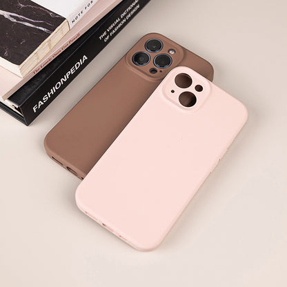 ELECTROPRIME For iPhone 15 Plus Pure Color Liquid Silicone Fine Pore Phone Case(Clover Green)