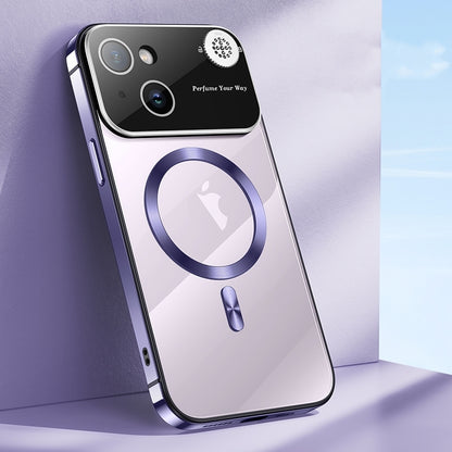 ELECTROPRIME For iPhone 15 Aromatherapy MagSafe Magnetic Phone Case(Dark Purple)