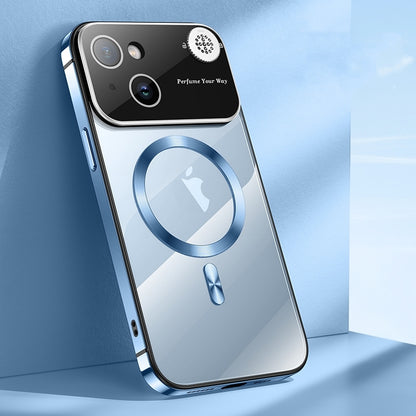 ELECTROPRIME For iPhone 15 Aromatherapy MagSafe Magnetic Phone Case(Sierra Blue)