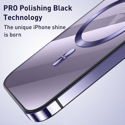 ELECTROPRIME For iPhone 15 Aromatherapy MagSafe Magnetic Phone Case(Dark Purple)