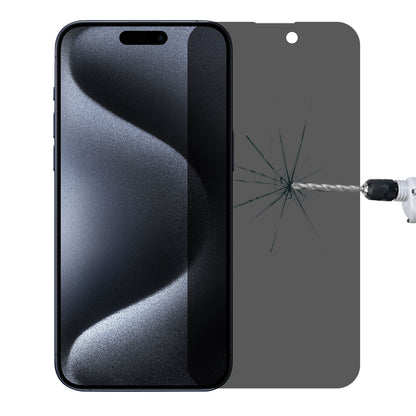ELECTROPRIME For iPhone 15 Pro Max / 15 Plus High Transparency Full Cover Anti-spy Tempered Glass Film