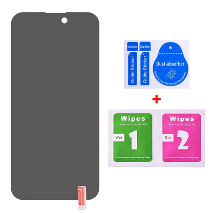 ELECTROPRIME For iPhone 15 Pro Max / 15 Plus High Transparency Full Cover Anti-spy Tempered Glass Film