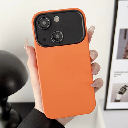 ELECTROPRIME For iPhone 15 Liquid Silicone Phone Case(Orange)