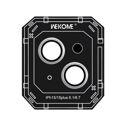 ELECTROPRIME For iPhone 15 WEKOME WTPC-008 Armor Sapphire Metal Lens Cover Film(Silver)