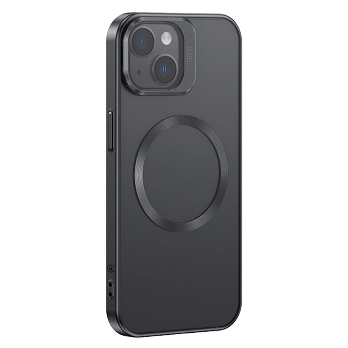 ELECTROPRIME For iPhone 15 USAMS Grid Shadow Series MagSafe Phone Case(Black)