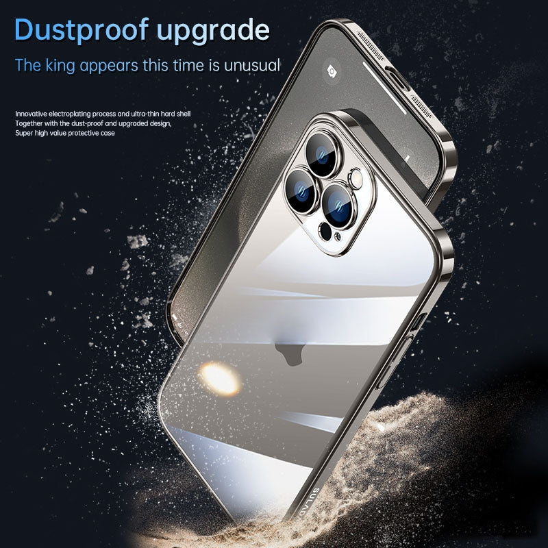 ELECTROPRIME For iPhone 15 Plus SULADA JINGJIA Series Lens Protector PC Phone Case(Dark Purple)