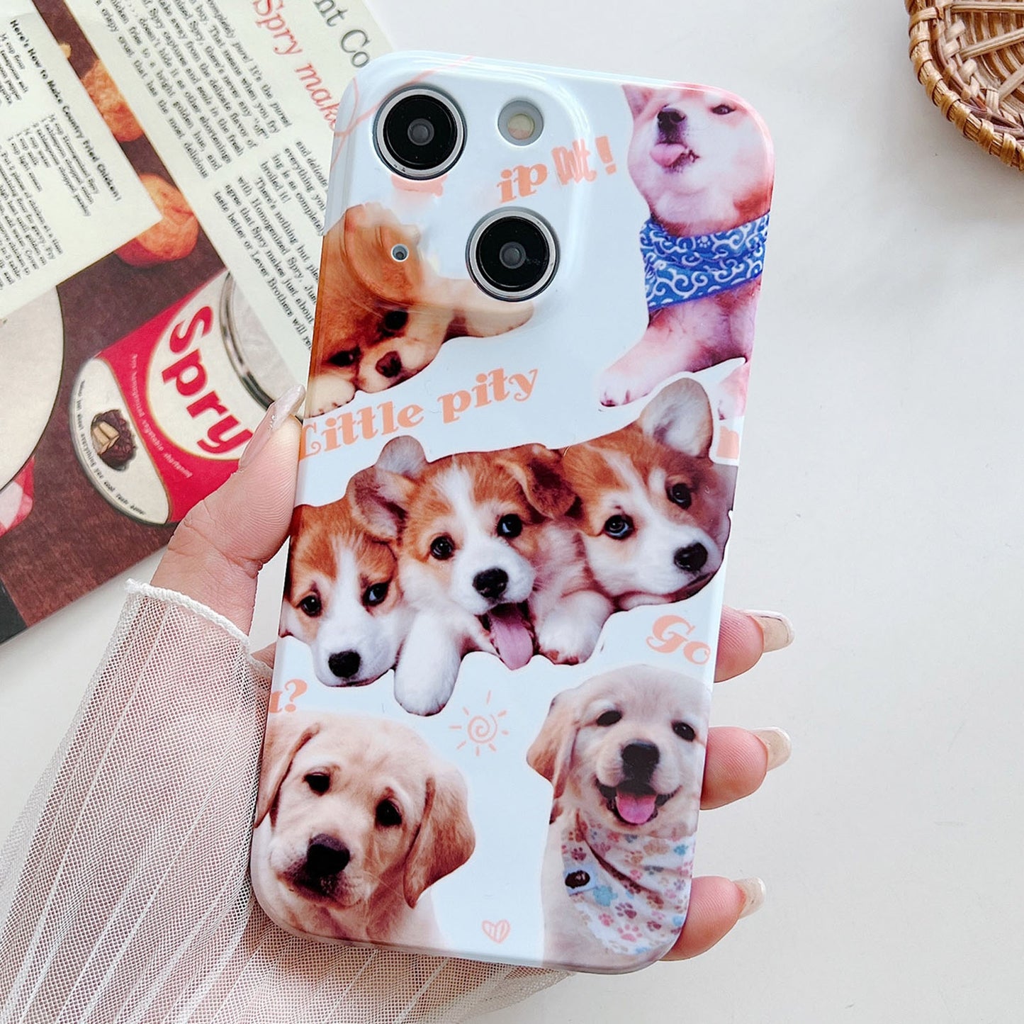 ELECTROPRIME For iPhone 15 PC Phone Case(Dog)