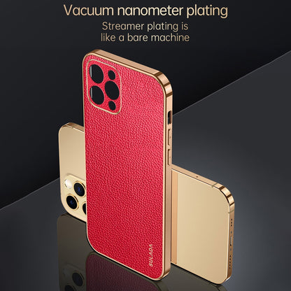 ELECTROPRIME For iPhone 15 Plus SULADA TPU + Litchi Texture Leather Phone Case(Red)