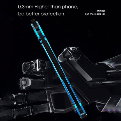 ELECTROPRIME For iPhone 15 Plus R-JUST RJ17 Shockproof Armor Metal Phone Case(Blue)