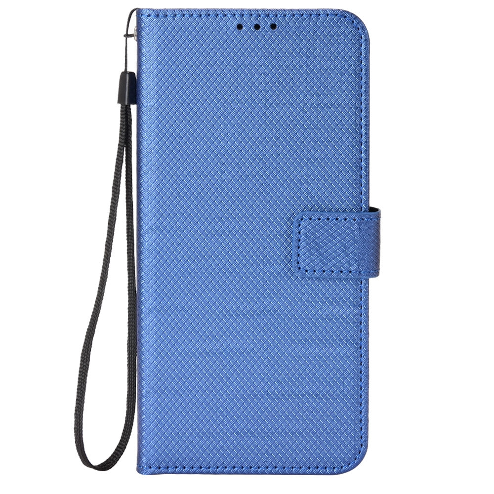 ELECTROPRIME For iPhone 15 Diamond Texture Leather Phone Case(Blue)