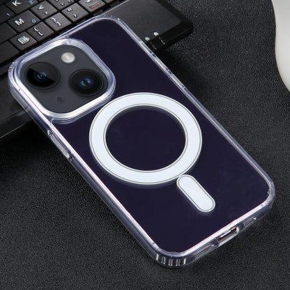 ELECTROPRIME For iPhone 15 GEBEI MagSafe Magnetic Transparent Phone Case(Transparent)