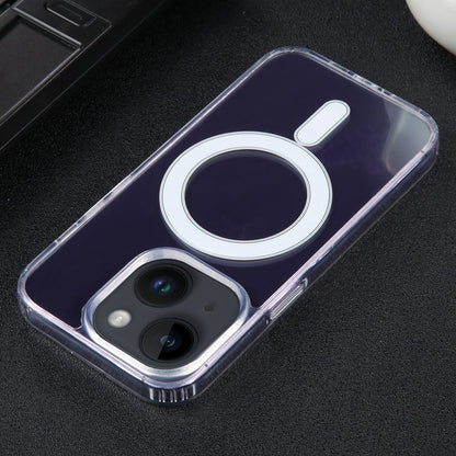 ELECTROPRIME For iPhone 15 GEBEI MagSafe Magnetic Transparent Phone Case(Transparent)