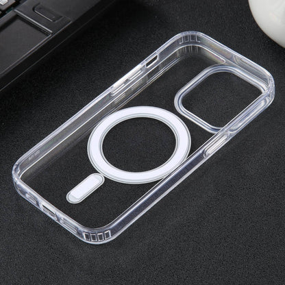 ELECTROPRIME For iPhone 15 GEBEI MagSafe Magnetic Transparent Phone Case(Transparent)