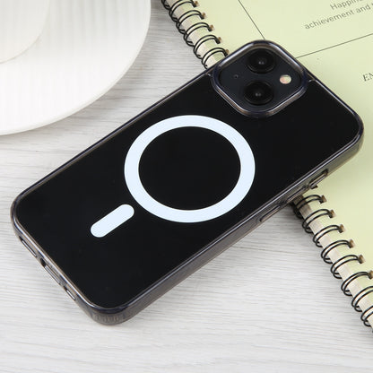 ELECTROPRIME For iPhone 15 GEBEI MagSafe Magnetic Transparent Phone Case(Transparent Black)
