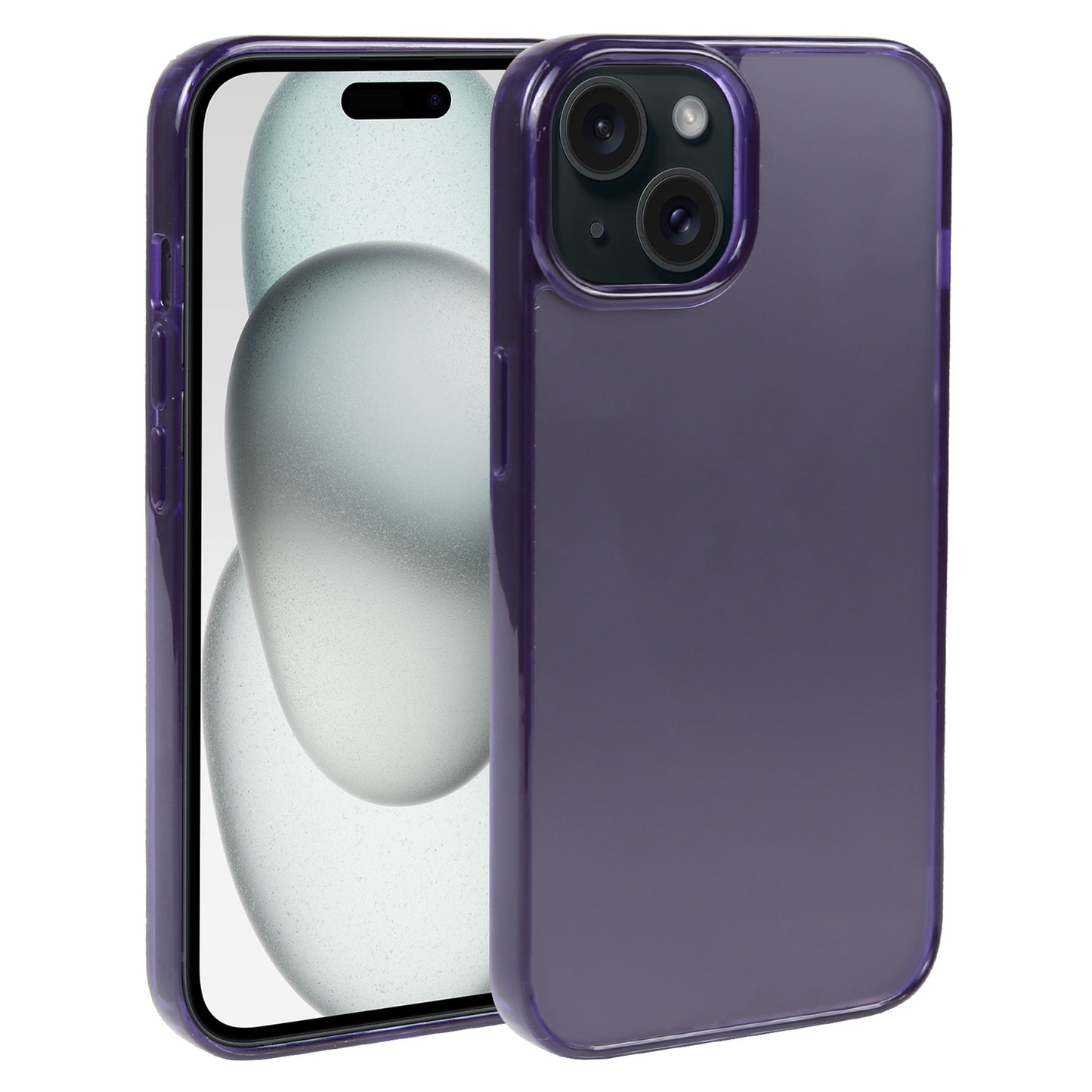 ELECTROPRIME For iPhone 15 GEBEI Acrylic Phone Case(Purple)